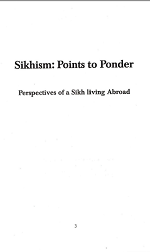 Sikhism  Points to Ponder Perspectives of a Sikh Living Abroad By Dr. Jaswant Singh Sachdev
